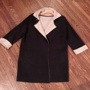 Two ton cardigan with pocket